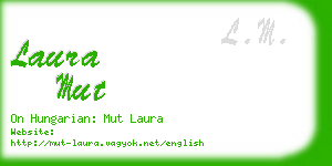 laura mut business card